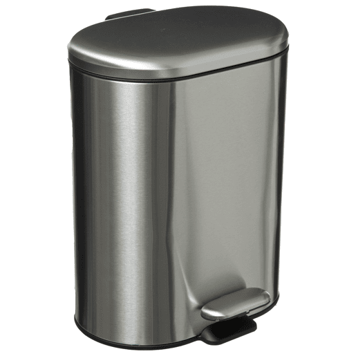 Siliflex 6 L Cubo de pedal de aço inoxidável