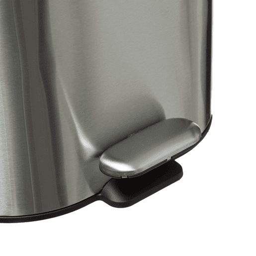 Siliflex 6 L Cubo de pedal de aço inoxidável
