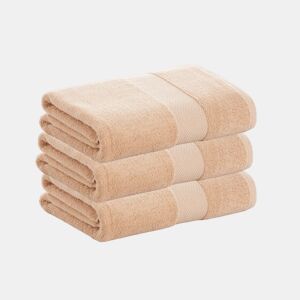 Pack 3 Toalhas de Chuveiro 100% Algodão de 500grm2 de Qualidade com secagem extra-rápida e tendência primavera-verão