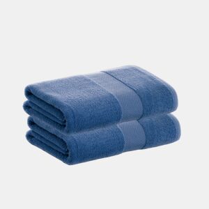 Pack 2 Toalhas de Folha 100% Algodão de 500grm2 de Qualidade com secagem extra-rápida e tendência primavera-verão