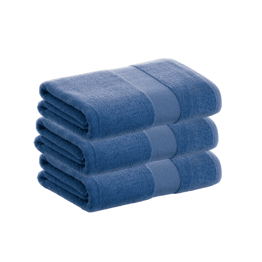 Pack 3 Toalhas de Chuveiro 100% Algodão de 500grm2 de Qualidade com secagem extra-rápida e tendência primavera-verão