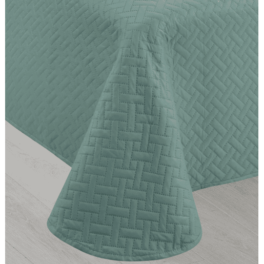 Colcha Lisa + Almofadas Acolchoadas Belmonte Cama 135 Verde 235x260cm Colcha Lisa + Almofadas Acolchoadas Belmonte Cama 135 Verde 235x260cm