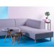 Beliani Conjunto de 3 mesas de centro VEGAS 48x48 Beliani Conjunto de 3 mesas de centro VEGAS 48x48 Gris