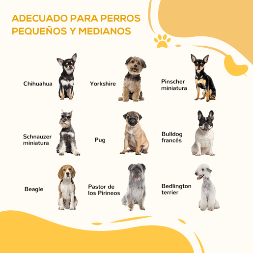 PawHut Parque Dobrável para Cães de 6 Painéis Barreira de Segurança para Animais de Estimação com Tecido de Oxford Sistema de Fechamento Automático para Cães 117x103x74cm Preto