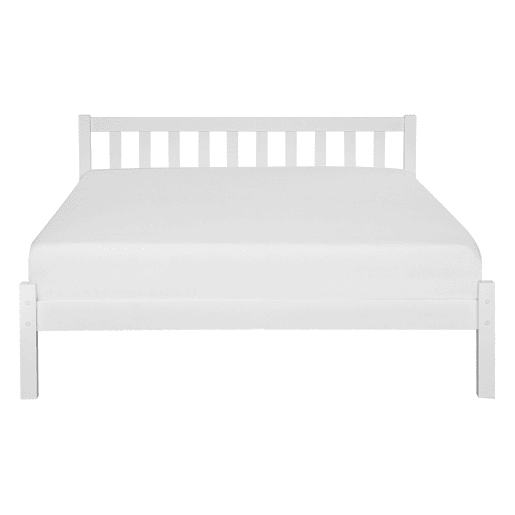 Cama Pinho FLORAC 140 x 200 cm Branco
