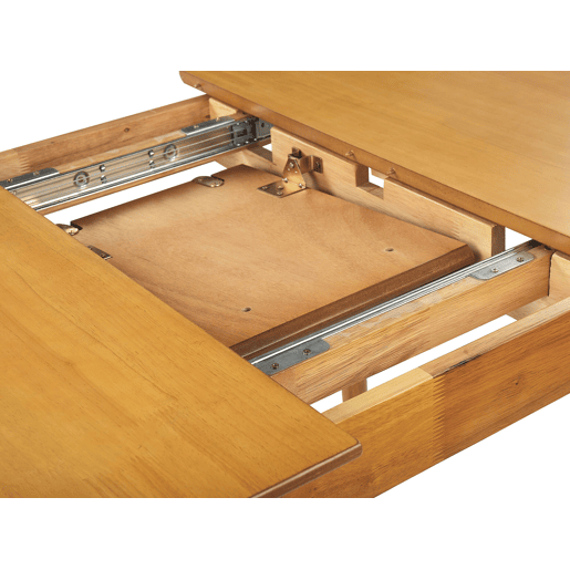 Mesa de jantar extensível TOMS Castanho claro 100130 cm 80 cm