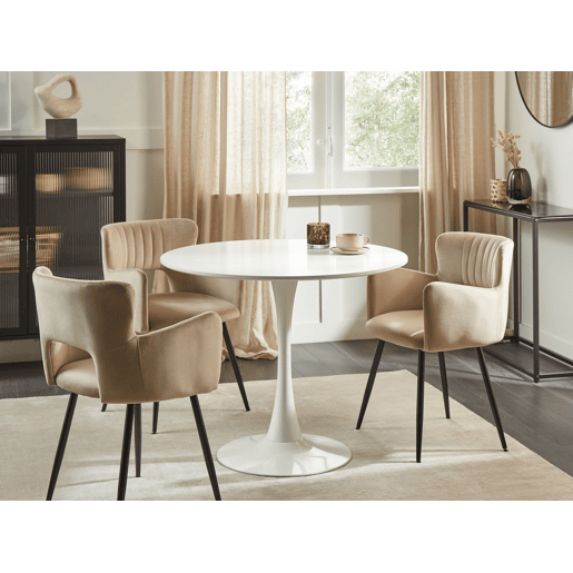 Mesa de jantar BOCA Branco 90 cm 90 cm