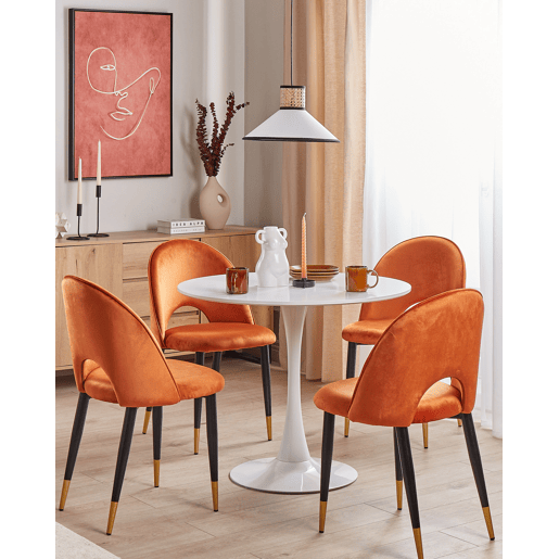 Mesa de jantar BOCA Branco 90 cm 90 cm
