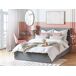 Beliani Cama con almacenaje Terciopelo LORIENT 157x216 Beliani Cama con almacenaje Terciopelo LORIENT 157x216 Gris Claro