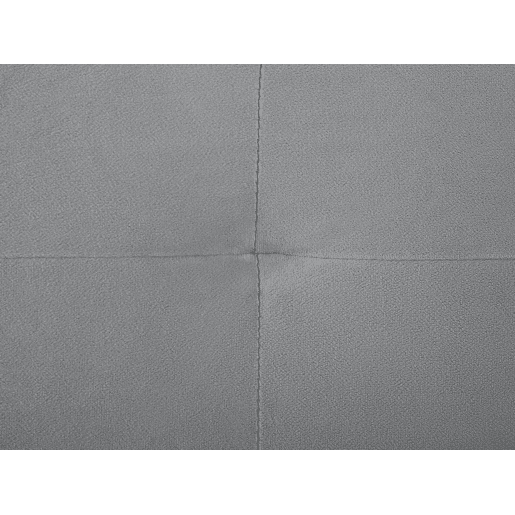 Cama baú Veludo LORIENT 140 x 200 cm Cinzento claro