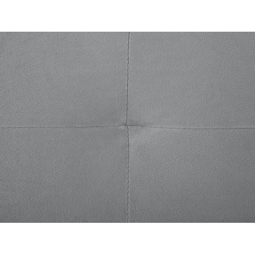 Cama baú Veludo LORIENT 160 x 200 cm Cinzento claro