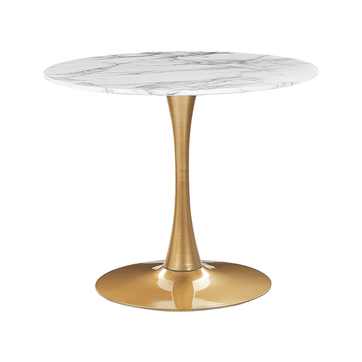 Mesa de jantar BOCA Mármore branco 90 cm 90 cm Mesa de jantar BOCA Mármore branco 90 cm 90 cm