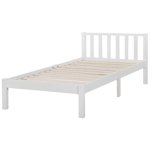 Cama Pinho FLORAC 90 x 200 cm Branco