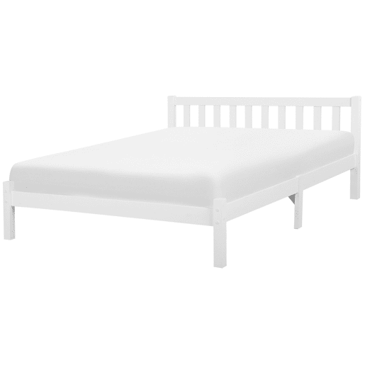 Cama Pinho FLORAC 180 x 200 cm Branco