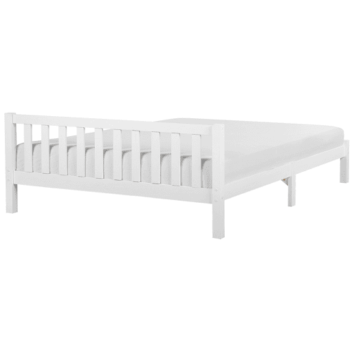 Cama Pinho FLORAC 180 x 200 cm Branco