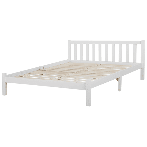 Cama Pinho FLORAC 180 x 200 cm Branco