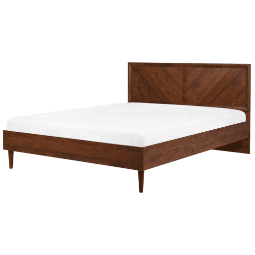 Beliani Cama com LED Aglomerado de madeira MIALET
