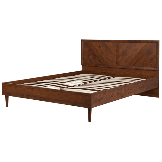 Beliani Cama com LED Aglomerado de madeira MIALET
