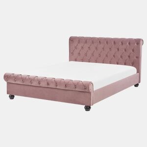 Beliani Cama de água Veludo AVALLON