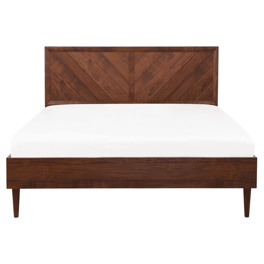 Cama MIALET 160 x 200 cm Castanho escuro
