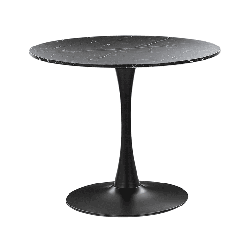 Mesa de jantar BOCA Mármore preto 90 cm 90 cm