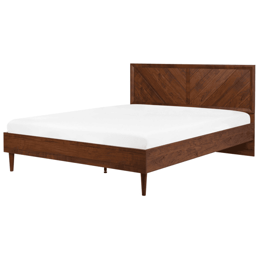 Cama MIALET 180 x 200 cm Castanho escuro