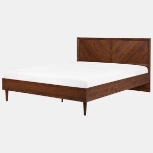 Cama MIALET 180 x 200 cm Castanho escuro