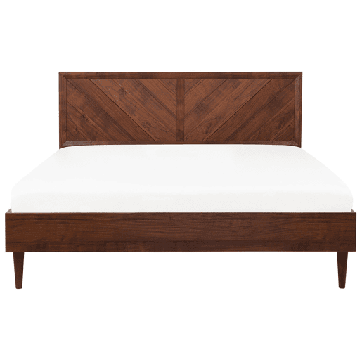 Cama MIALET 180 x 200 cm Castanho escuro