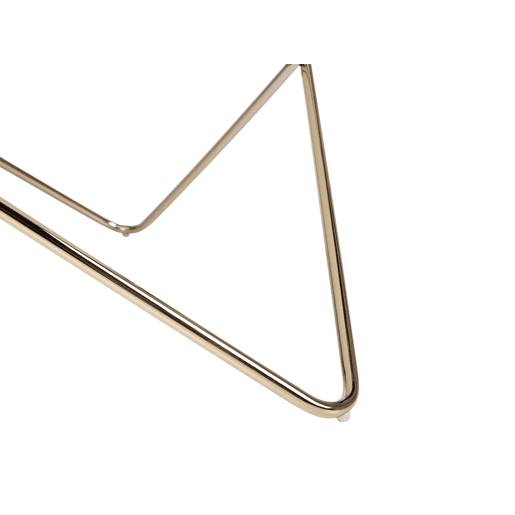 Mesa de centro MERIDIAN Vidro de segurança (temperado) PretoDourado