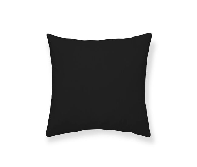 Pack 2 fundas de cojín deco liso negro