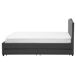 Beliani Cama Poliéster MONTPELLIER 167x213 Beliani Cama Poliéster MONTPELLIER 167x213 Gris Oscuro