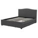 Beliani Cama Poliéster MONTPELLIER 167x213 Beliani Cama Poliéster MONTPELLIER 167x213 Gris Oscuro