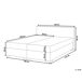 Beliani Cama continental Piel sintética PRESIDENT 190x210 Beliani Cama continental Piel sintética PRESIDENT 190x210 Negro