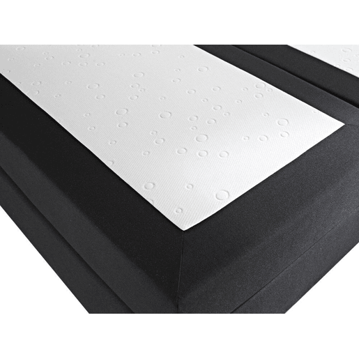 Cama continental Pele sintética PRESIDENT 180 x 200 cm Preto