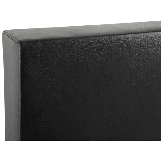 Cama continental Pele sintética PRESIDENT 180 x 200 cm Preto