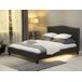 Beliani Cama Poliéster MONTPELLIER 191x214 Beliani Cama Poliéster MONTPELLIER 191x214 Gris Oscuro