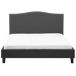 Beliani Cama Poliéster MONTPELLIER 191x214 Beliani Cama Poliéster MONTPELLIER 191x214 Gris Oscuro