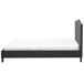 Beliani Cama Poliéster MONTPELLIER 191x214 Beliani Cama Poliéster MONTPELLIER 191x214 Gris Oscuro