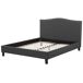 Beliani Cama Poliéster MONTPELLIER 191x214 Beliani Cama Poliéster MONTPELLIER 191x214 Gris Oscuro
