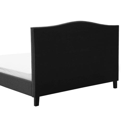 Cama Tecido MONTPELLIER 180 x 200 cm LED Branco