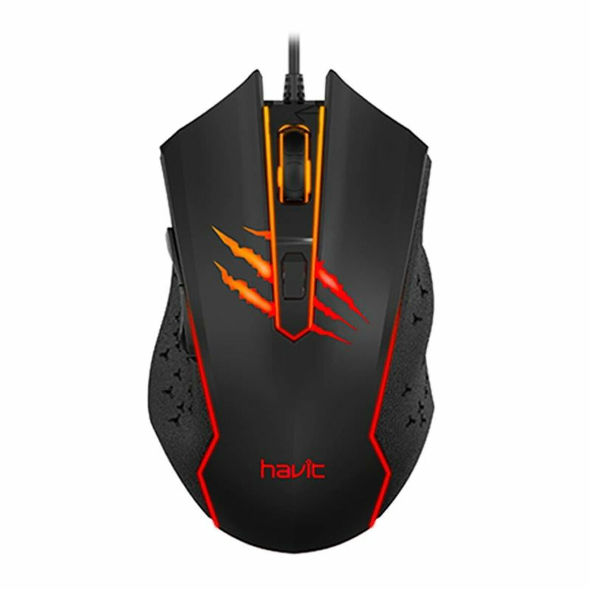 Ratón Gaming Cazador diseño ergonómico 7 teclas 6400DPI