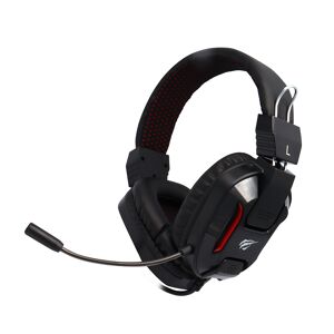 Auricular para jogos Preto Samurai Auricular para jogos Luz vermelha RGB 2xJack+USB H2168D