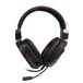 Cascos Gaming Negro Samurai Luz RGB Roja 2xJack+USB Cascos Gaming Negro Samurai Luz RGB Roja 2xJack+USB Negro