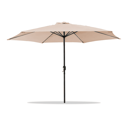 Acomoda Textil - Guarda-sol de jardim com forro anti-UV (Bege)