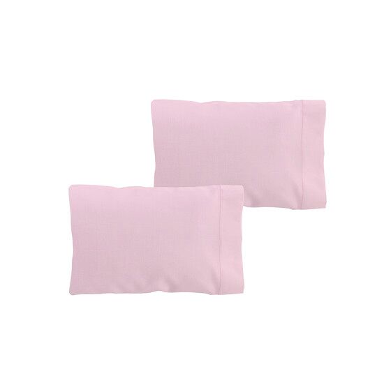 Set dos fundas de almohada donegal 75cm o cama 150cm rosa