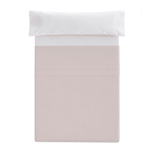 Lençol plano com elástico Cama Donegal 105cm Bege Lençol plano com elástico Cama Donegal 105cm Bege