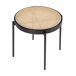 ANGEL CERDA Mesa rincón de madera y acero 52x52 ANGEL CERDA Mesa rincón de madera y acero 52x52 Natural