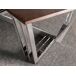 ANGEL CERDA Mesa comedor ovalada barril nogal y acero cromado 220x110 ANGEL CERDA Mesa comedor ovalada barril nogal y acero cromado 220x110 Nogal
