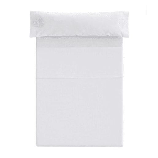 Lençol plano com elástico Cama Donegal 90cm Branco Lençol plano com elástico Cama Donegal 90cm Branco