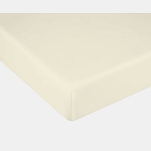 Lençol com elástico Cama Donegal 150cm Bege